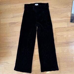 Avenue Montaigne $325 Alex Corduroy Black 4 Pull On Wide Leg Pants Made in NYC